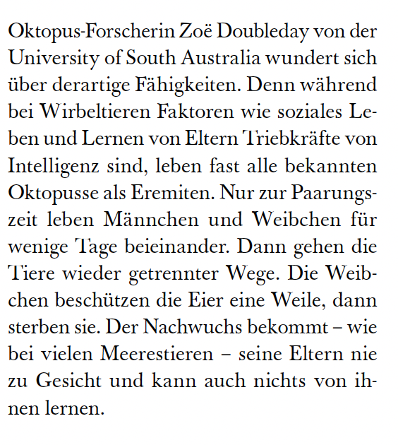 It was wonderful to contribute to Terra Mater's sumptuous article on #octopus. Terra Mater is a high-end, German-language print mag similar to Nat Geo.

Thank you @chrschwaegerl for your insightful &amp; sharp interview. One of the best! 

<a href="/MARISLabs/">MARIS Lab</a> <a href="/UniversitySA/">UniSA</a> <a href="/UniSAFII/">UniSA Future Industries Institute</a>