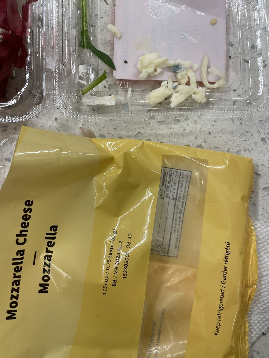 anusha_gemini's tweet photo. @ChefsPlateCA fungus in cheese! NO PLEASE!  your customer service offered my 5$ credit for this! What a joke! https://t.co/1x5LM6q1xK