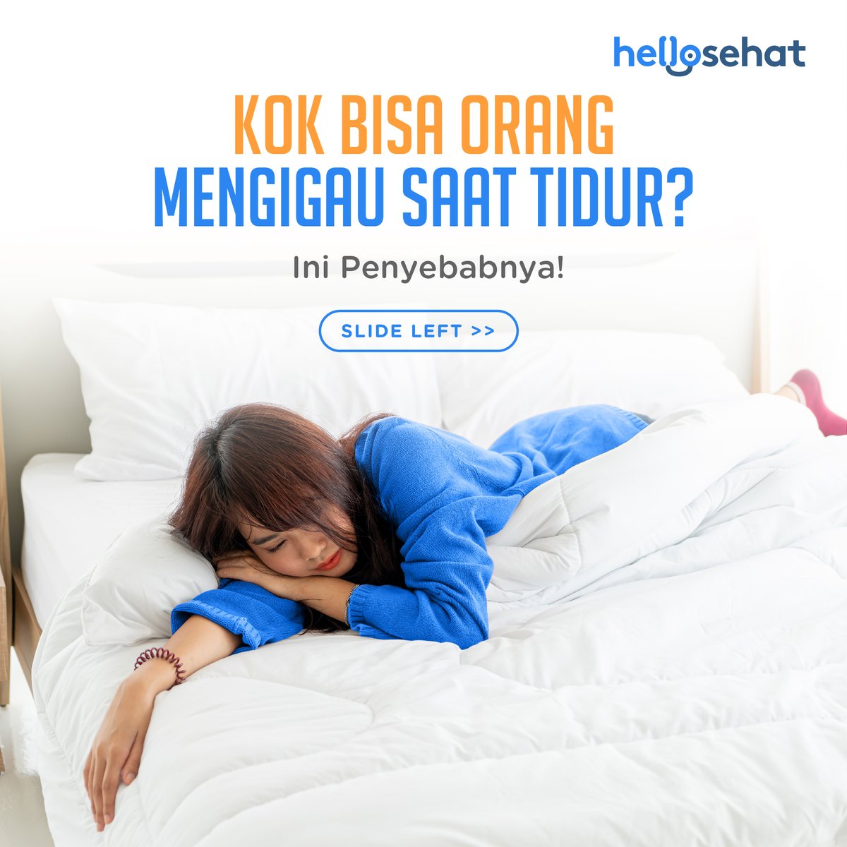 HelloSehat's tweet photo. Banyak orang yang menganggap sepele mengigau. Padahal, kondisi ini bisa jadi tanda masalah kesehatan tertentu.

Apa saja sih penyebab orang mengigau?

#HelloSehat https://t.co/XDaMUhBtSx