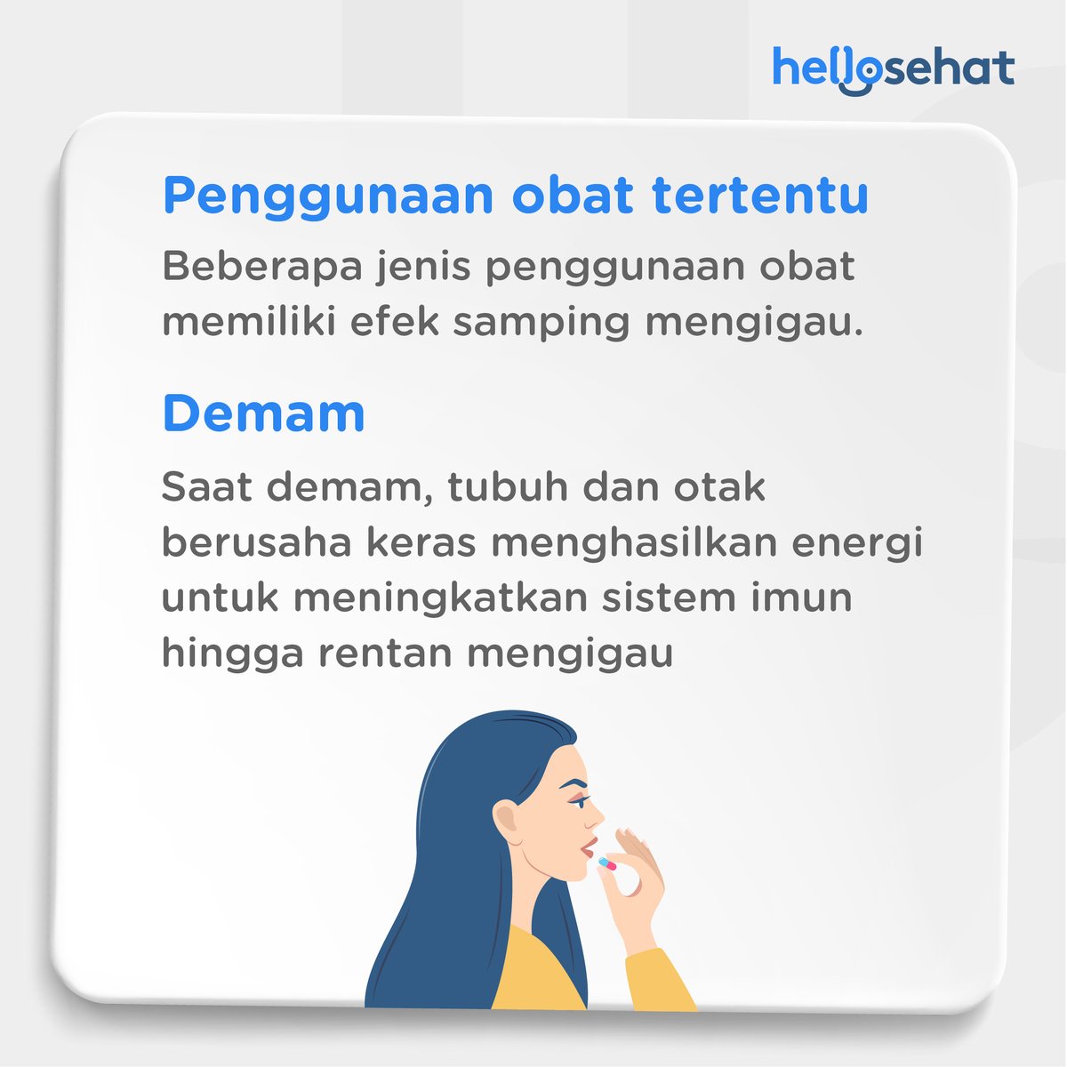 HelloSehat's tweet photo. Banyak orang yang menganggap sepele mengigau. Padahal, kondisi ini bisa jadi tanda masalah kesehatan tertentu.

Apa saja sih penyebab orang mengigau?

#HelloSehat https://t.co/XDaMUhBtSx