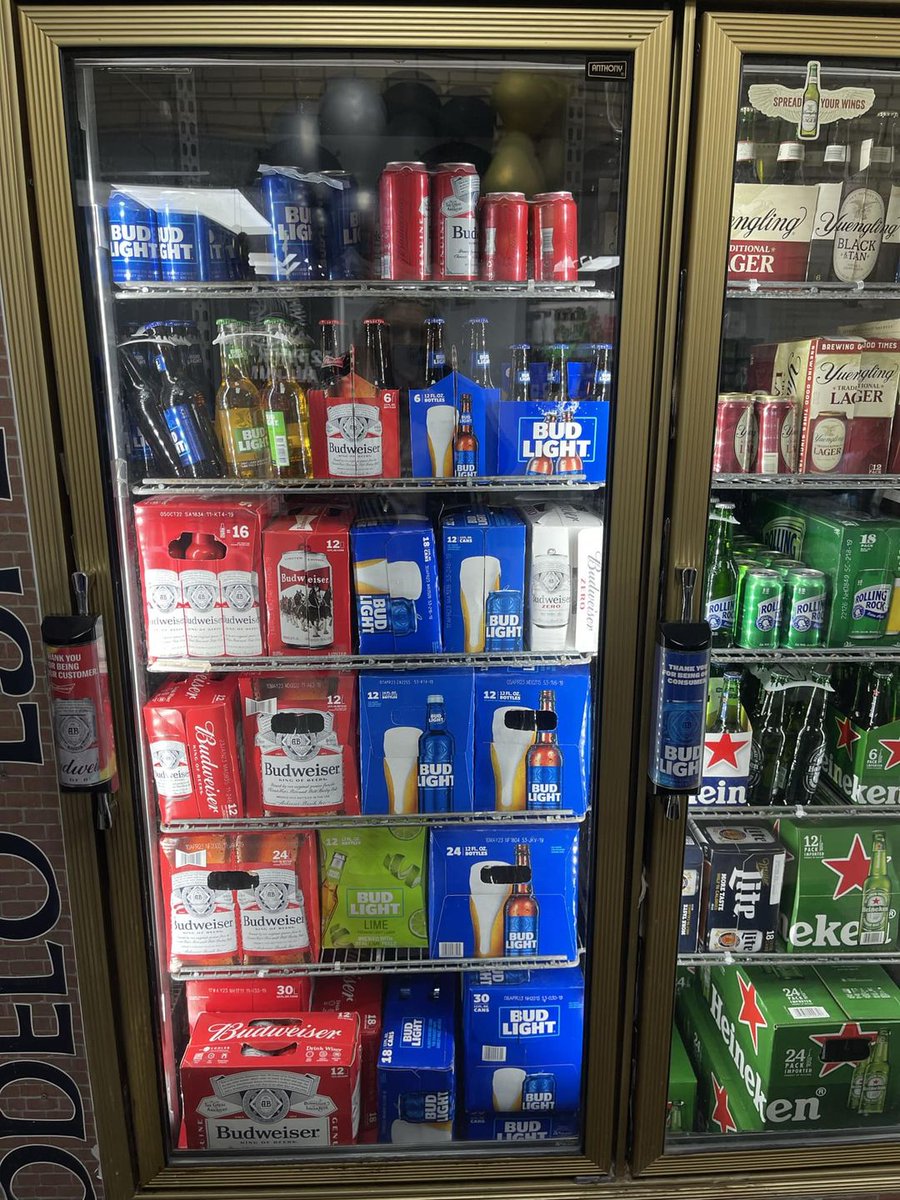 Our beer is as cold as your ex's heart. 🧊💔🍻ICE COLD! 
... and fully stocked with your go-to favorites. 
Remember- if we aren't carrying your beer, wine or whiskey, let us know. We can order it for you! #platinumliquor #beer #waterburyct