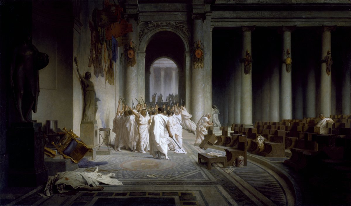 The Death of Caesar by Jean-Léon Gérôme (1867)