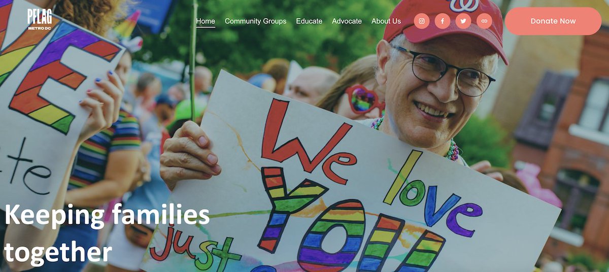 PFLAGDC's tweet image. New website alert! 🚨 Check out our redesigned website pflagdc.org - a brand new experience for our community. 

Also, don't forget to follow us on Facebook and Instagram, because we'll be posting new community groups updates and new events soon!