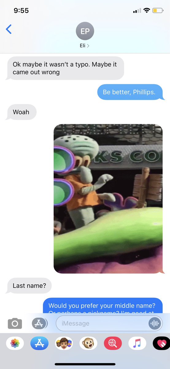 sheldyflats's tweet photo. Came across these old text screenshots between Eli and I from a couple years ago and I crack myself up. https://t.co/gtnwpHjHek