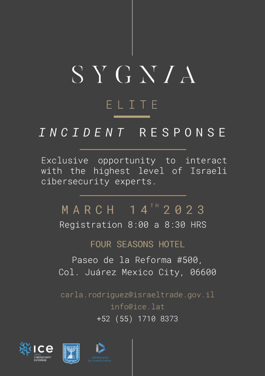 ICE Israel Cybersecurity Enterprise Latin America tweet media