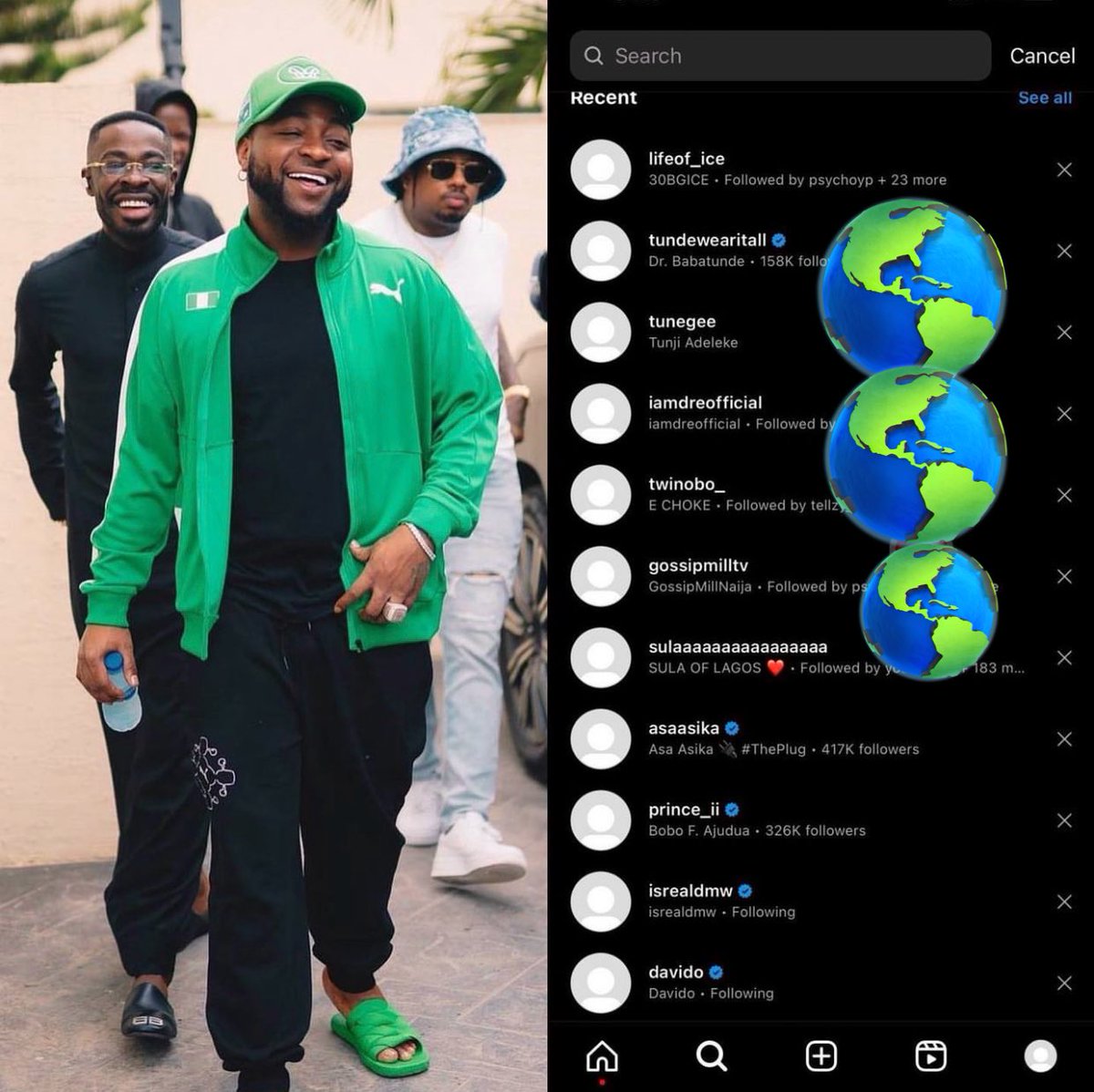 Favour_Dem's tweet photo. FavourDem said; Davido is a small god on earth, Cause whatever he does or says… Everybody will follow❗️❗️❗️

A true fan will retweet and drop a love ❤️  emoji without a doubt.

@davido… We all missed you too!!! Especially me... your godson

#Davido #DavidolsComing #FavourDem https://t.co/p5EKlreQfh