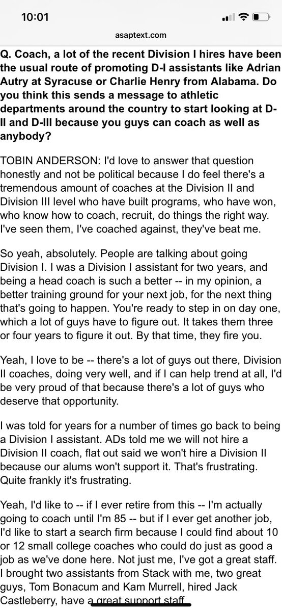 Now that’s an answer from <a href="/andersontobin/">Tobin Anderson</a> 🔥