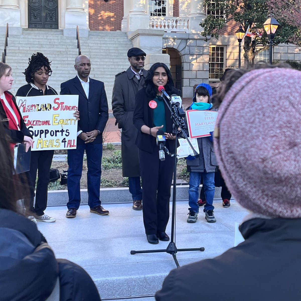 heartmaryland's tweet photo. Tonight we made our voices heard that we want School Meals for ALL Maryland students. Letโs keep out kids #fed4success https://t.co/tZGErUrpF8