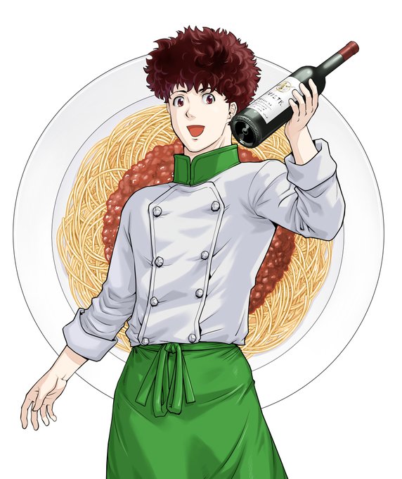 「brown hair chef」 illustration images(Latest)