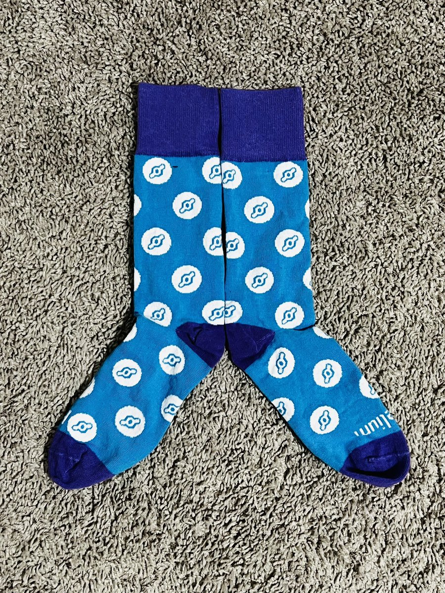 The coolest swag I received in #LoRaWANLive today 👇

🎈Heliumsocks Edition 0 

Did you “mint” yours today? #Helium
