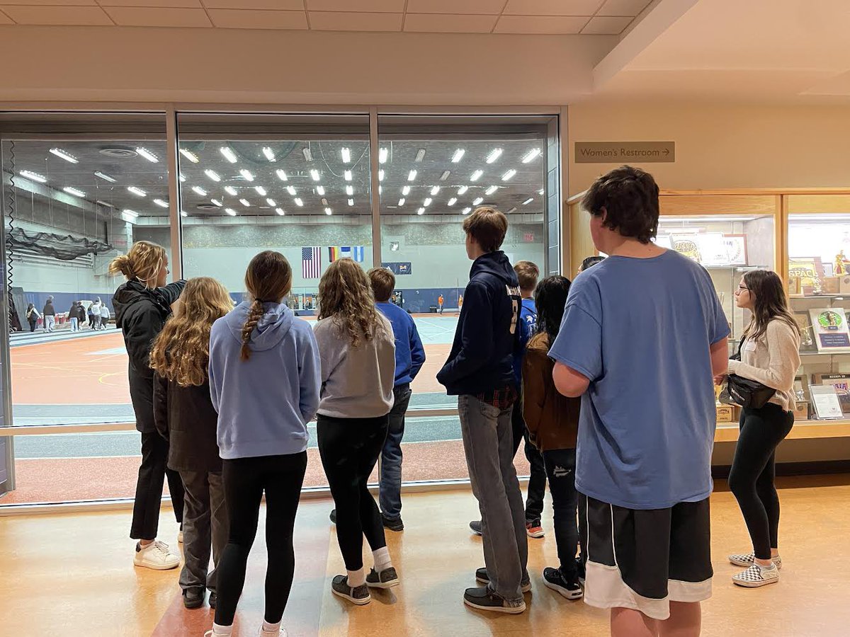 Mrs_Rambour's tweet photo. Thank you to @EducationQuest for helping our 8th graders get to @MidlandU for a campus visit! The students had a great time exploring campus and especially loved the lunch buffet! #lakeviewvikes https://t.co/FD97kJ8jUf