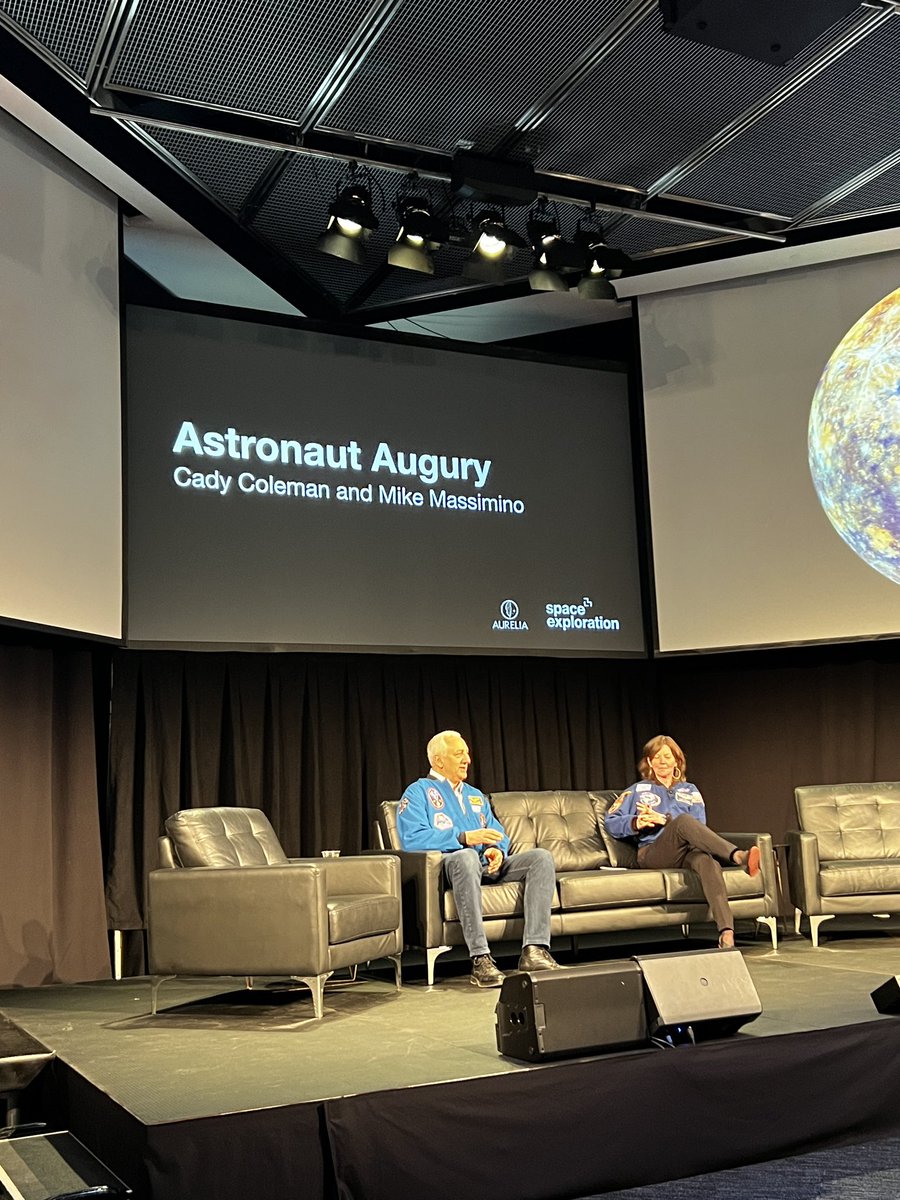 VIKTORIA MODESTA (@viktoriamodesta) on Twitter photo ‘Stretch your mind and start daydreaming ‘ 🚀🦾☄️ #BeyondTheCradle continues being at the forefront of cultural innovation. Incredible keynotes and panes from <a href="/AkivaGoldsman/">Akiva Goldsman</a> #JohnMather <a href="/NASAWebb/">NASA Webb Telescope</a> <a href="/astroaccess/">AstroAccess</a> <a href="/Astro_Cady/">Cady Coleman</a> and many more! <a href="/ExploreSpace_ML/">MIT Media Lab Space Exploration Initiative</a> <a href="/aurelia_labs/">Aurelia Institute</a> <a href="/medialab/">MIT Media Lab</a> ‘Stretch your mind and start daydreaming ‘ 🚀🦾☄️ #BeyondTheCradle continues being at the forefront of cultural innovation. Incredible keynotes and panes from <a href="/AkivaGoldsman/">Akiva Goldsman</a> #JohnMather <a href="/NASAWebb/">NASA Webb Telescope</a> <a href="/astroaccess/">AstroAccess</a> <a href="/Astro_Cady/">Cady Coleman</a> and many more! <a href="/ExploreSpace_ML/">MIT Media Lab Space Exploration Initiative</a> <a href="/aurelia_labs/">Aurelia Institute</a> <a href="/medialab/">MIT Media Lab</a>