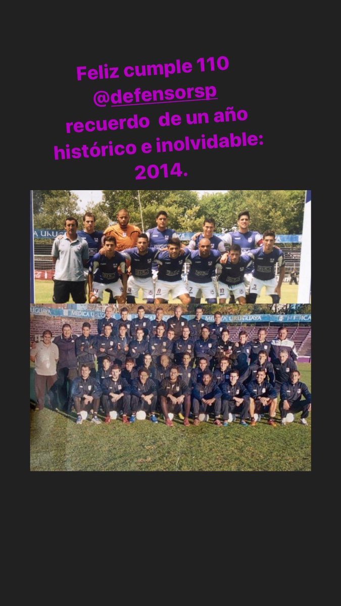 Este plantel y cuerpo técnico está en la historia <a href="/DefensorSp/">Defensor Sporting</a> . Felicitaciones todo felices 110 años