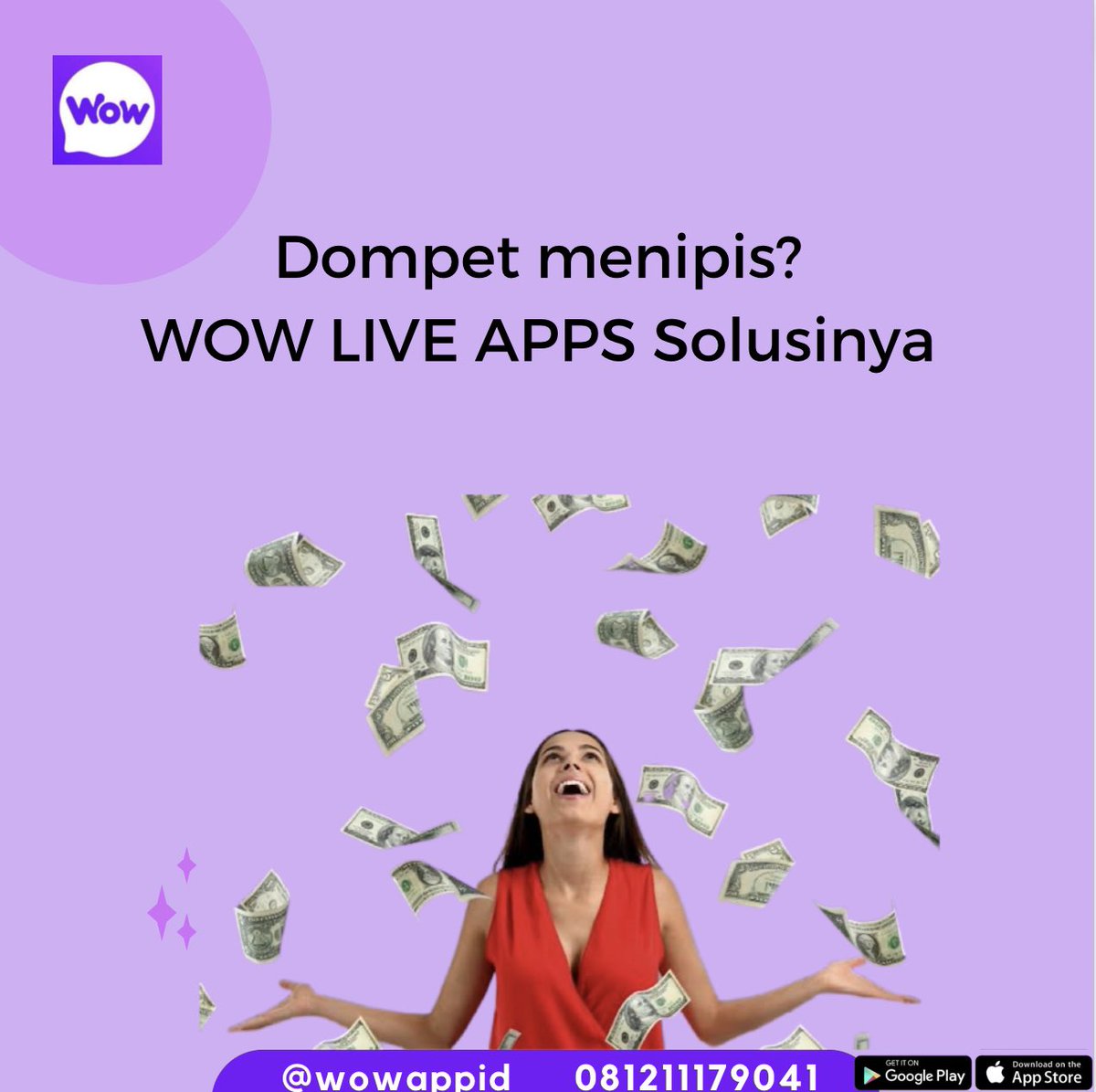 himoliveofc's tweet photo. WOW Solusinya
Host Official Aplikasi Wow Video Chat
Gaji 50K - 1Jt perhari, Bisa WD sendiri setiap hari
Gratis tidak dipungut biaya!
#wowindonesia #wowvideo #wowappid
#kerjadarirumah
#hostaplikasilive
#lowongankerja #lokerwfh #hostcantik #livu #videochat #chamet #hostlive https://t.co/USsFcMgyzp