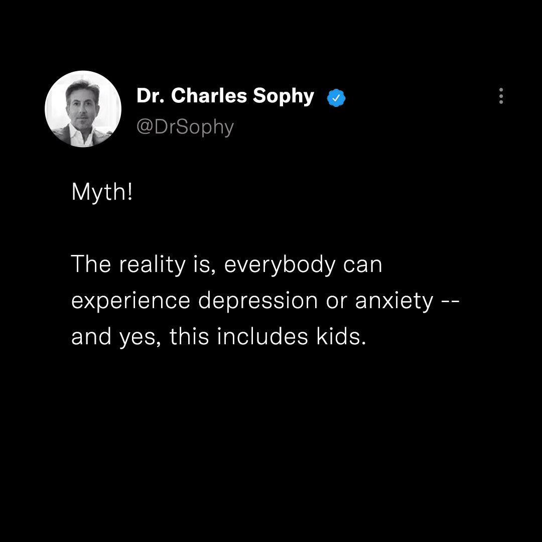 DrSophy's tweet photo. Kids can experience depression or anxiety, that’s a fact!
.
.
.
#BuildingMemories #FosteringIndependence #ParentingMindset https://t.co/6JP62ECXbm