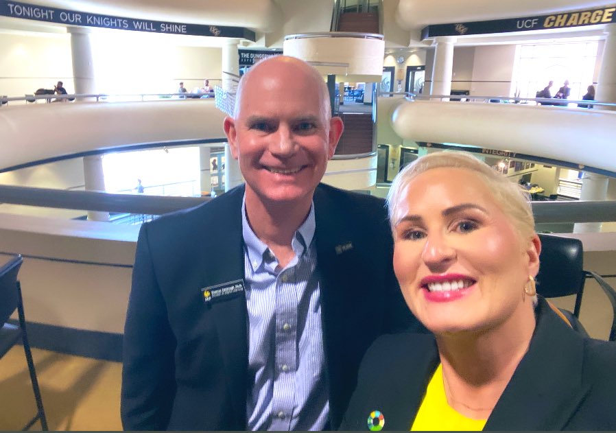 BBurnsEDU's tweet photo. Incredible visit to @UCF for team @UIAinnovation with @adrakewarshaw @rngoodwin 
@pdosal &amp; many more! We always love the chance to learn alongside our campuses and inspire them to keep going! https://t.co/JSi7LNPuf8