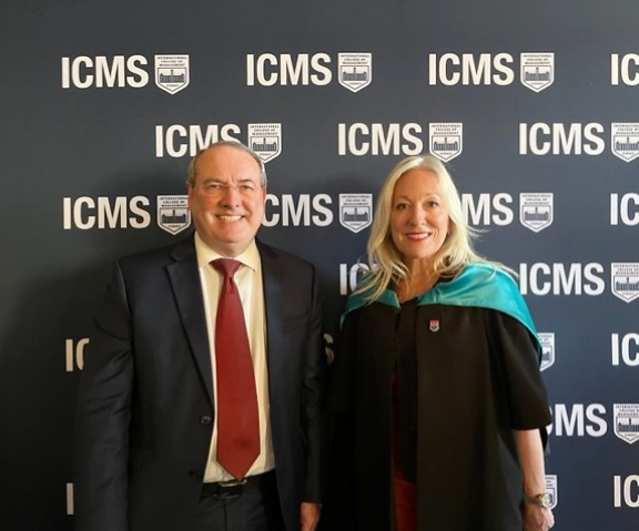 IndependentHEA's tweet photo. Last night, #IHEA CEO Dr Peter Hendy attended the #ICMS 2023 Scholarship Ceremony in #Sydney.
#IHEAMember ICMS provides scholarships opportunities for new and current students.
Pic: Peter w/ Ann Whitelock - Chair ICMS Scholarships Program & IHEA Board Member.
@IndependentHEA https://t.co/QKCc2AoM2C