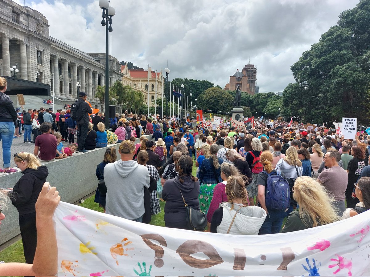 Good turn out in the capital.