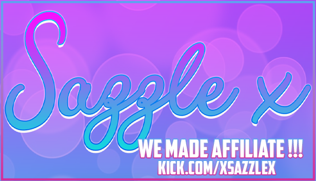 So we have hit 75 followers!!! meaning we now have affiliate!!! thank you so much everyone who has stopped by and supported me on kick.com/xsazzlex  it means alot <3<3 <a href="/WaterfieldGamin/">WaterfieldGaming</a> 
<a href="/RealHexJoker/">HexJokerAlt</a>

 #kickstream #KickStreamin #supporteachother