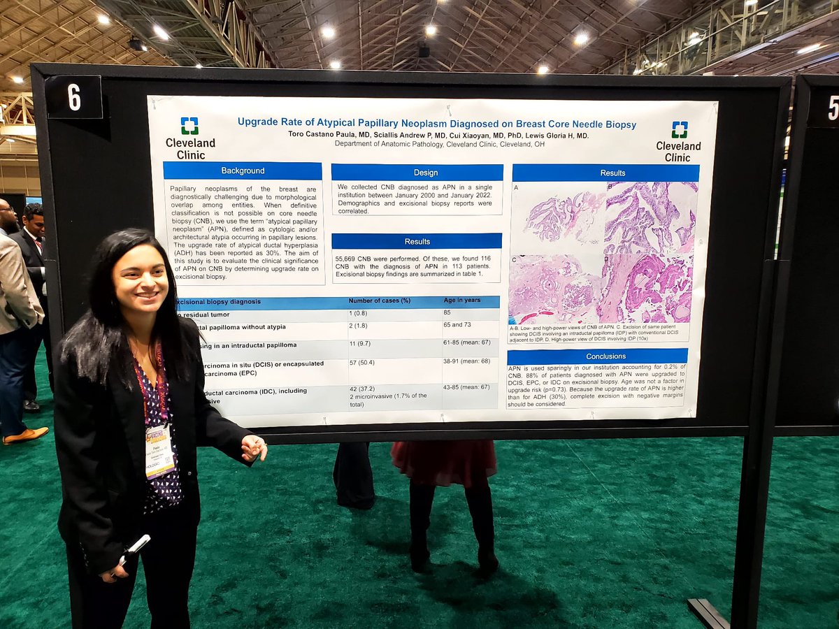 Honored to have presented our works at #USCAP2023. Thanks to my mentors and colleagues for your patience, guidance, and hard work! @smlungpathguy @foolonthehill_2 @CCFPathRes