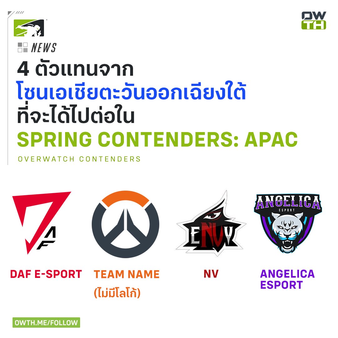 Overwatch Thailand | Team Thailand OWWC 🇹🇭 tweet media