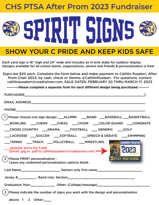 Copley High School PTSA tweet media