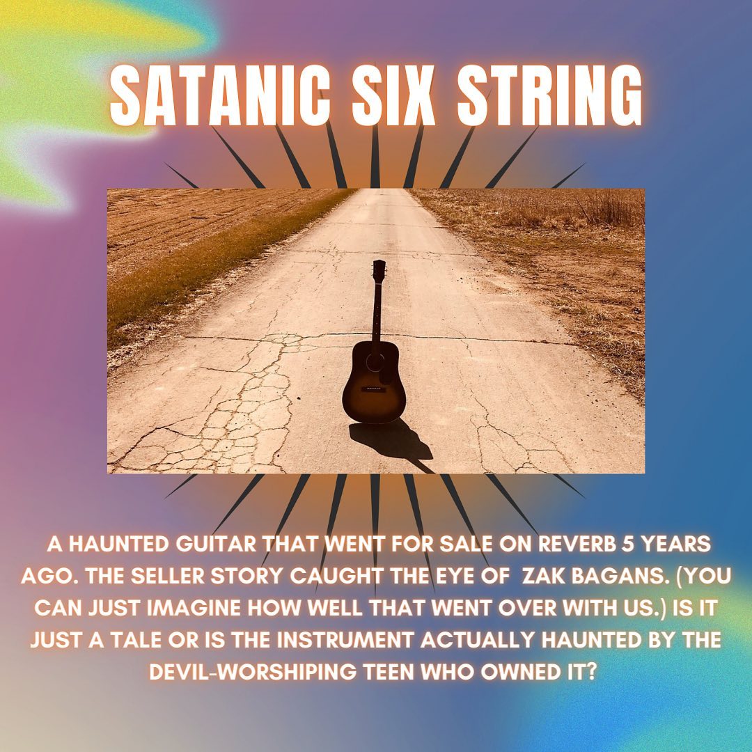 leftofskeptic's tweet image. Happy #SpookyWednesday, folks! This week Kala is tells us about a #haunted guitar that went for sale on #Reverb 5 years ago. The seller spins a yarn so fantastical and verbose that it caught the eye of the one and only Zak Bagans.