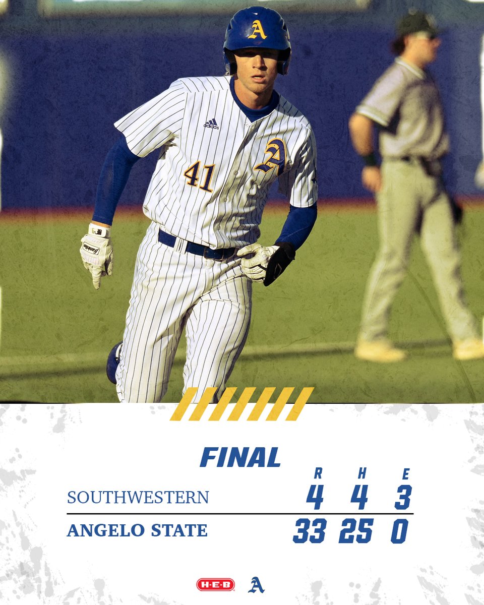 angeloathletics's tweet photo. The Rams set a new program record in runs scored with a 33-4 victory over the Pirates! #WhyNotUs https://t.co/aUOUo7WrKd
