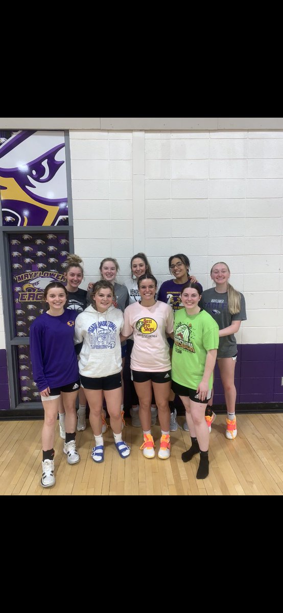 First practice tonight with the whole squad! This is going to be a very fun group to watch this year and be around!