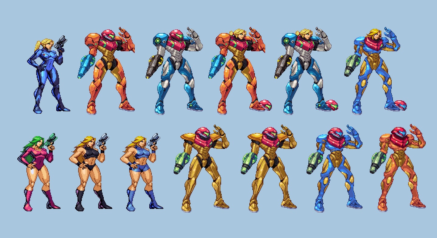 samus sprites