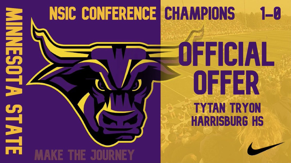 tytan_tryon's tweet image. Thank you for the great call @CoachA_Schmidt ! Excited to receive an offer to  play for the Mavericks @MinnStFootball !