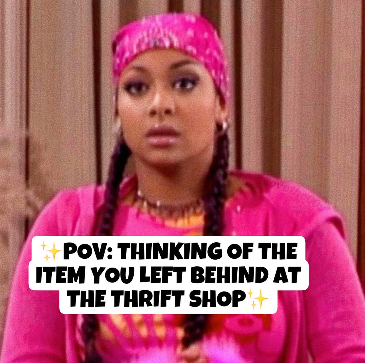 “Oh, snap! I should of scooped that…” is the worst.💀🛒💕♻️🌟 #disassociation #atitsfinest #thriftlife #thatssoraven #thoughtprocess #thriftcommunity #thriftshopfinds #ravensymone