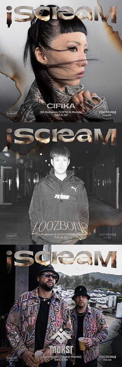‘iScreaM’ project, Red Velvet SEULGI’s ‘28 Reasons’+’Los Angeles’ remix single by producers CIFIKA, LOOZBONE, Moksi drops on the 17th!

bit.ly/405TxG4

#RedVelvet #SEULGI 
#28Reasons 
#LosAngeles 
#CIFIKA 
#LOOZBONE 
#Moksi 
#Remix
#iScreaM
#ScreaMRecords 
#SMTOWN