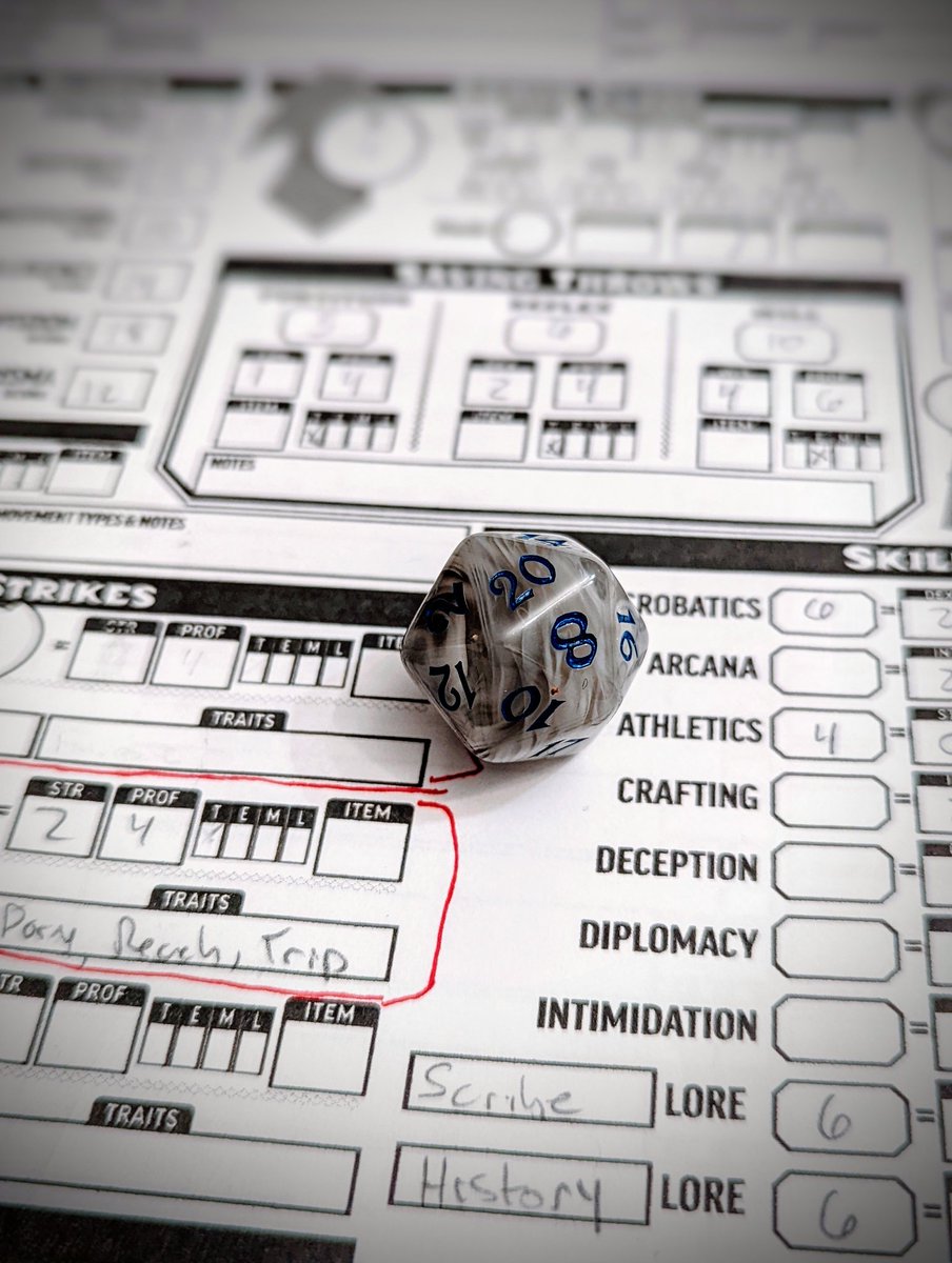 I purchased the deluxe edition of <a href="/itsginnydi/">Ginny Di</a> 's calendar, &amp; the dice that came with it are treating me very nicely in my Pathfinder game.

After the 3rd nat 20 in the first half hour I salt tested just in case, and it's fine. The dice gods just love her dice &amp; me.

Thanks Ginny!