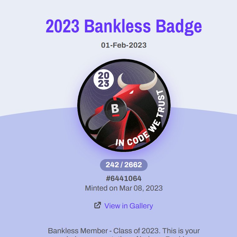 GKeyston's tweet photo. @bankless https://t.co/DhSV6inZ7f