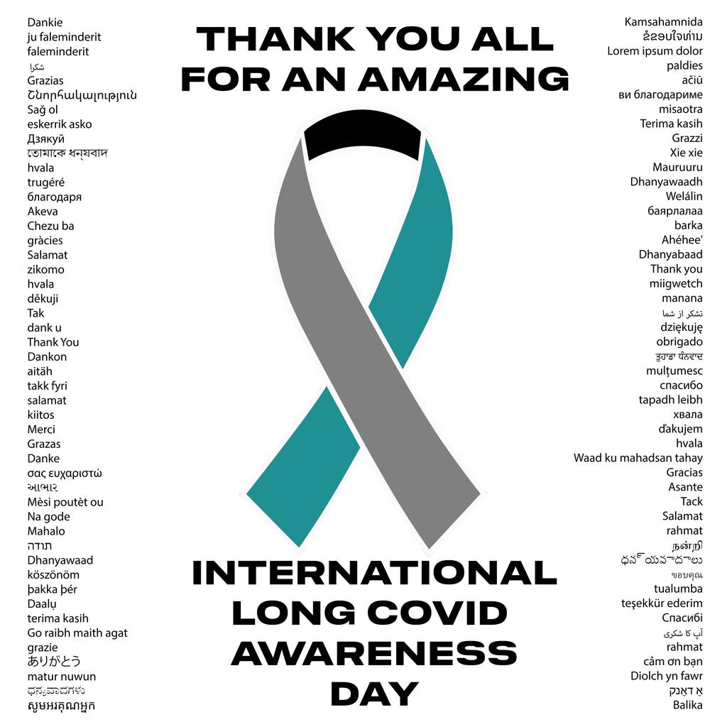 Every single day is a day to spread #LongCovid awareness. 
Today, we've united in our message to the rest of the world. 
Things need to change.
We will keep going--
THANK YOU SO MUCH TO EACH OF YOU for spreading the awareness!!🧵
#LongCovidAwarenessDay
#LongCovidAwarenessMonth