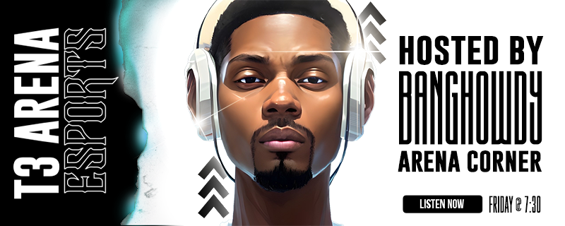 T3Arena's tweet photo. Everything you need to know about T3 E-sports is here!  How it began, to where we are now, to future plans!  
Creating your own tournaments, the art of commentary, developing engaging events, and more.

Comin' this Friday, Arena Corner ft @TheBangHowdy:
https://t.co/WMKehkyZWo https://t.co/lAJO8Z0SfE