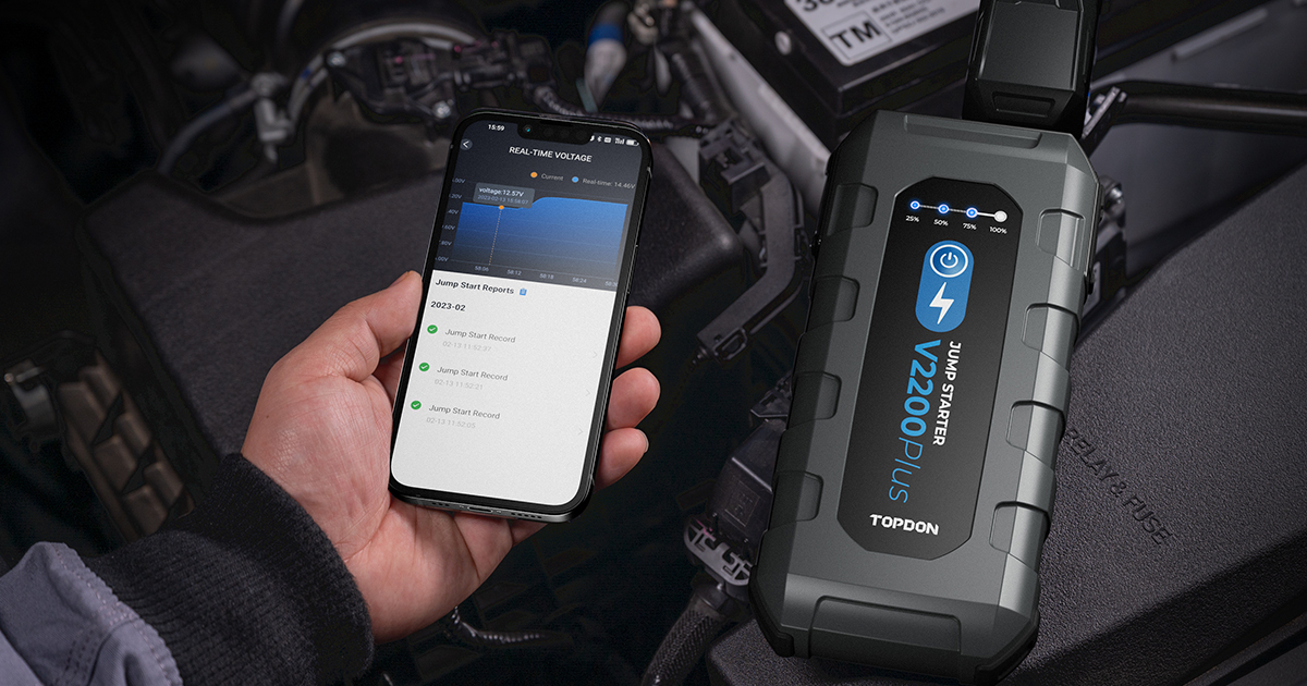 Topdon_Official's tweet photo. Test Real-Time Voltage
Works as a digital voltmeter by graphing battery charging, discharging, and starting voltage changes.
#V2200Plus #testvoltage #jumpstarter #batterytester #topdon https://t.co/FHIJyFTa81