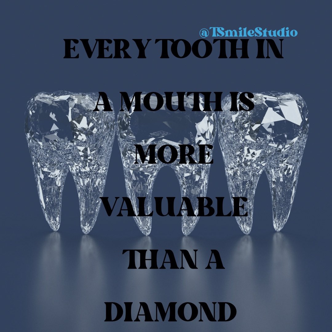 TheBusinessRDA's tweet image. Value every tooth as if it were a 💎 #dentalhealth #teethtips #oralhealth
