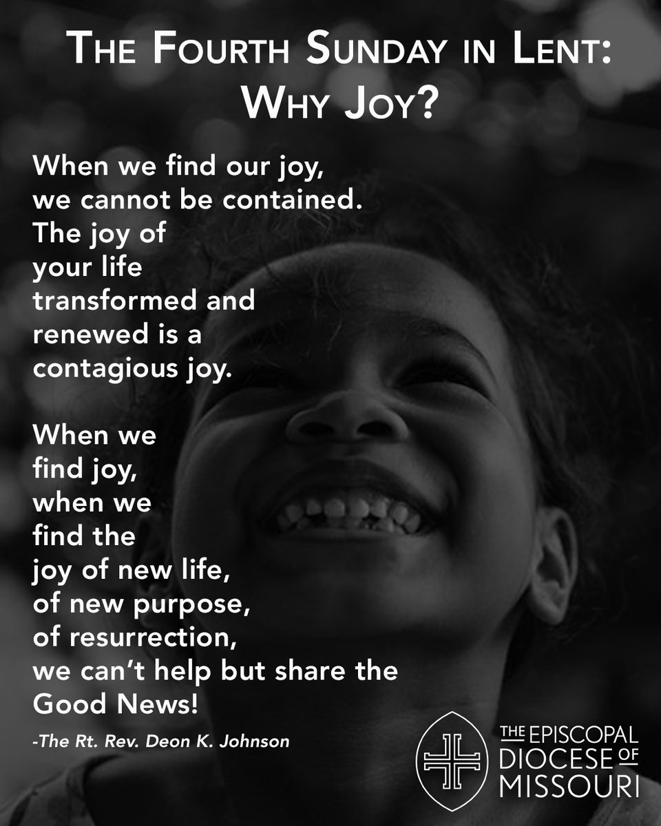 March 19 Lenten Meditation
Daily Lenten meditations by the Rt. Rev. Deon K. Johnson.
Download the full booklet here: diocesemo.org/2023-lenten-me…