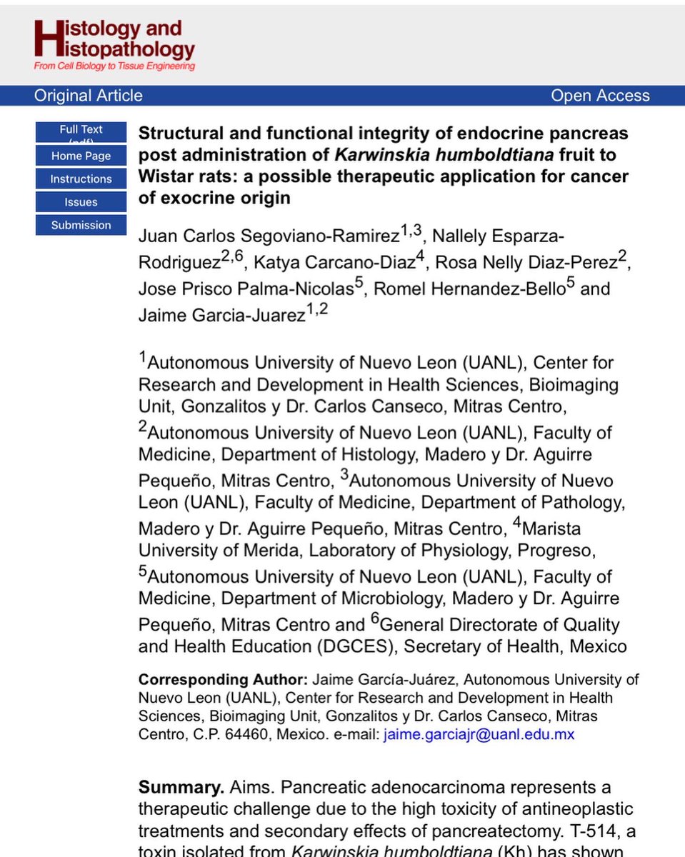 nellydanzarina's tweet photo. Los sueños sí se cumplen, ¡y se publican! 🥹🌿🤩🔬🥳🙏🏾🤎
¡GRACIAS, GRACIAS, GRACIAS! 
#pubmed #histologyandhistopathology #histologyresearch #indexarticle #cidics 
Link en el primer comentario ⬇️ https://t.co/bzoLpvoKHD