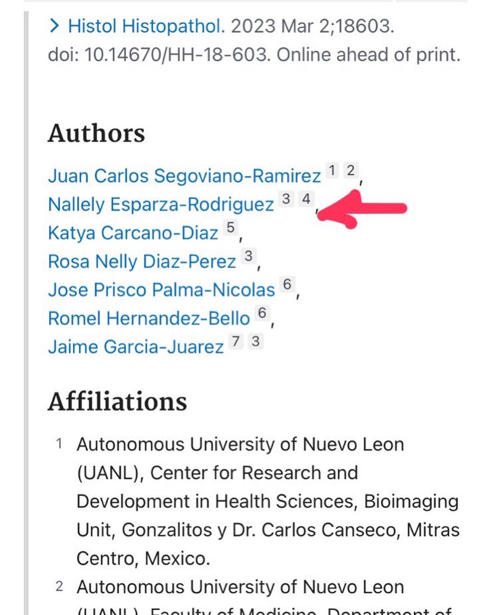 nellydanzarina's tweet photo. Los sueños sí se cumplen, ¡y se publican! 🥹🌿🤩🔬🥳🙏🏾🤎
¡GRACIAS, GRACIAS, GRACIAS! 
#pubmed #histologyandhistopathology #histologyresearch #indexarticle #cidics 
Link en el primer comentario ⬇️ https://t.co/bzoLpvoKHD