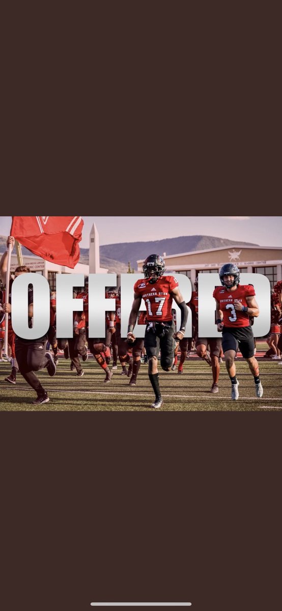 MalikDotson6's tweet photo. After a great talk with coach @DGS_4ya I am excited to receive my second D1 offer from Southern Utah University @CoachMelly_FRC @CoachG_FRC @FRC_FOOTBALL https://t.co/9eLS85cxPn