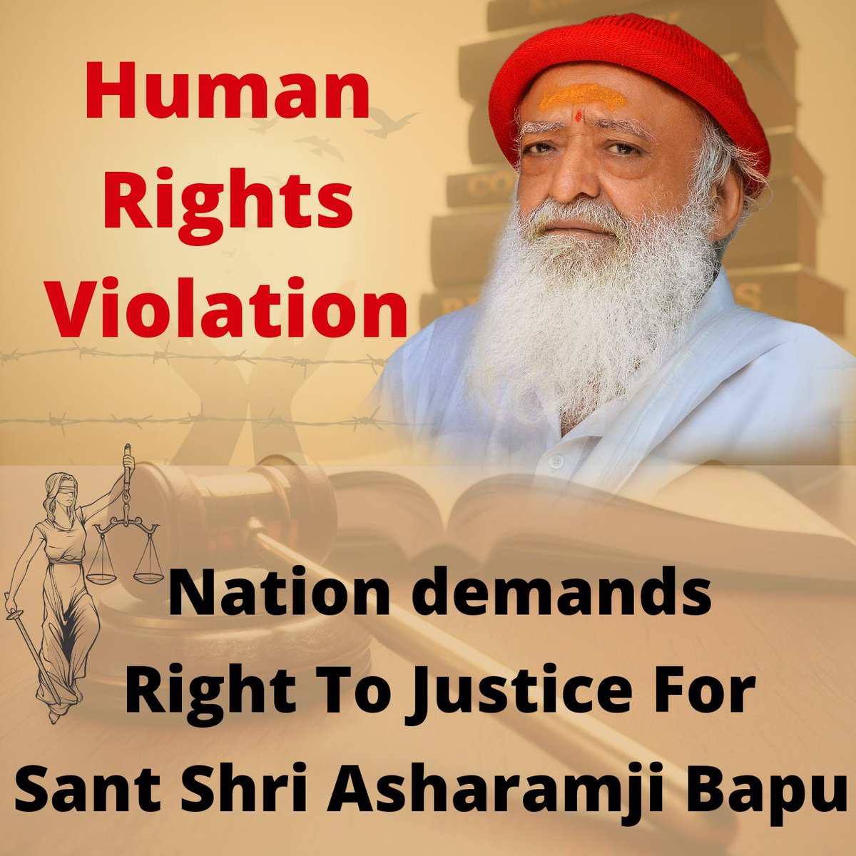 j37461840's tweet photo. #PublicSabJantiHai कि  Asharamji Bapu Case  पूर्णतः बोगस है। यह बात सुप्रीम कोर्ट के वरिष्ठ वकील Dr.A.P.Shingh भी बता रहे हैं कि यह केस बोगस है तो भी बापू को सताया जा रहा है। 
Request To GOI
Release Innocent Saint
https://t.co/i7KyXUafoV #InnocentSuffer 🇮🇳 https://t.co/6t5X1NJbgK