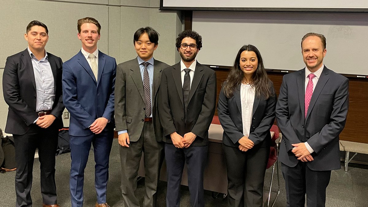 Congratulations to the team of Noah Gray, Brian Han, Khaled Alfarj, and Anika Mathur for earning first place in the 9th Annual KPMG U.S. Fraud Case Competition! Whoop! 👍 See the full list of Final Round participants from Mays: bit.ly/3ZRaNPL