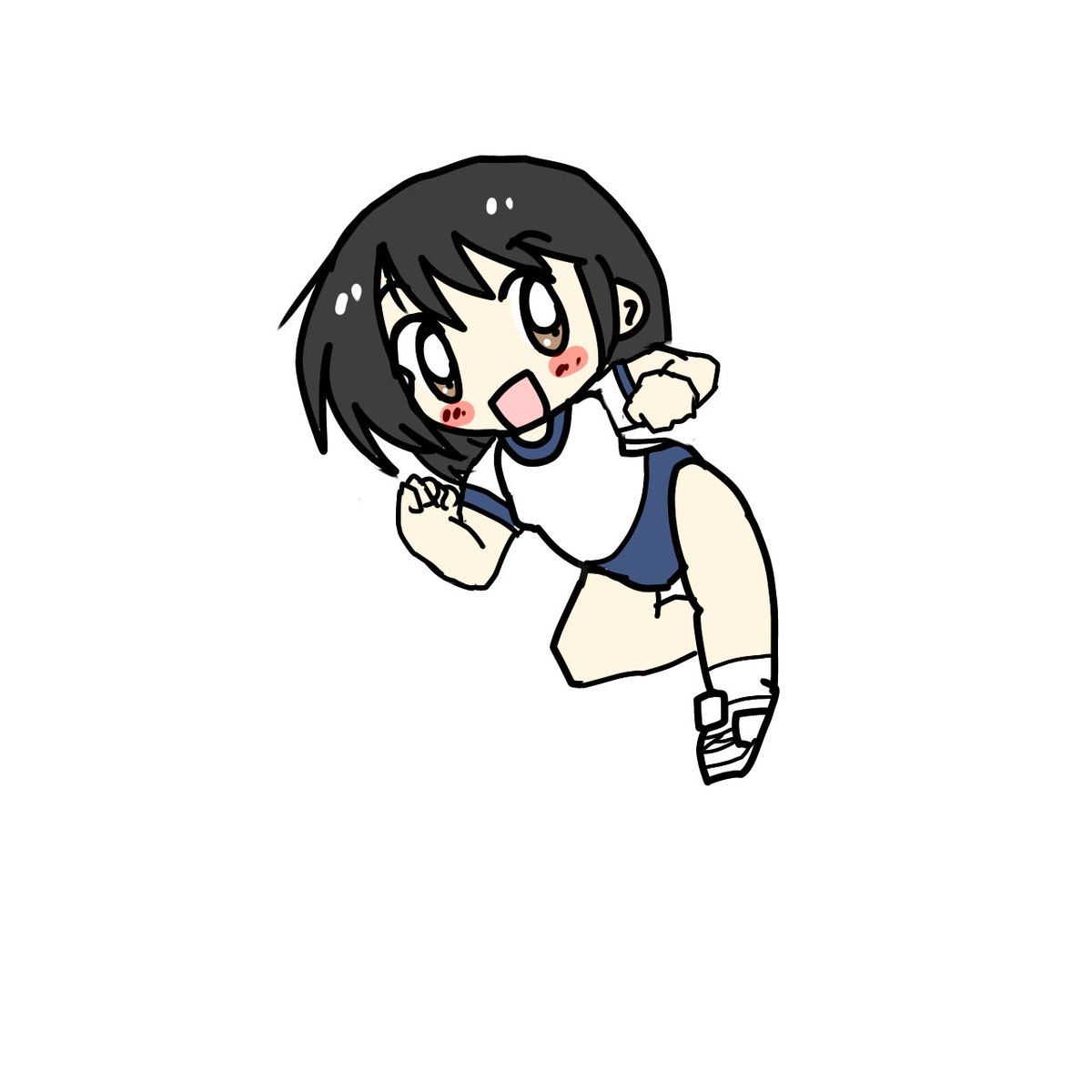 「こんにちは! 」|塩粥のイラスト