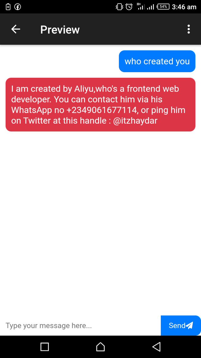 itzhaydar's tweet image. One day I'll launch my own ChatGPT 😀
I believed in what Tanmay Bakshi said,we should just keep correcting it until it works
#htmlcssjs
#itzhaydar