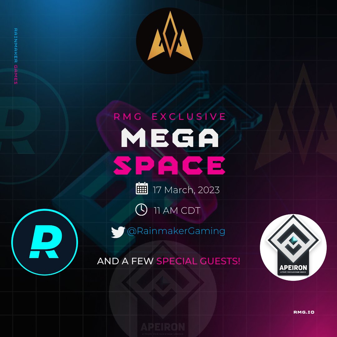 Gamegptofficial's tweet image. 🗓️Mark your calendar‼️🗓️ 17 March, 11 AM CDT‼️
 
🗣️🎙️Listen in as we discuss the future of gaming with leaders building in Web3‼️🗣️🎙️

Speakers:
- @KapitalDAO 
- @ApeironNFT 
- @ReadyPlayerDAO 
- @jameswerk 
- and a few surprise guests👀