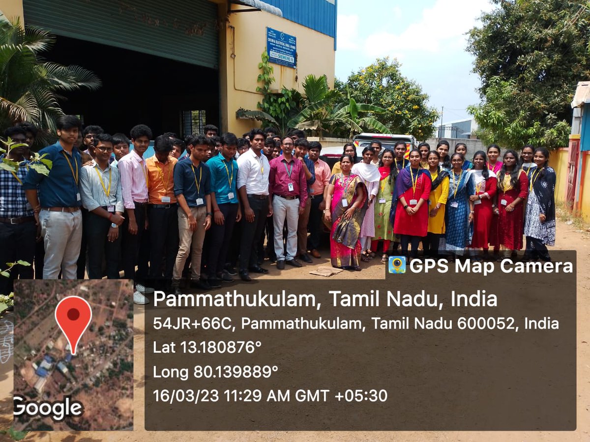 EceRmkec's tweet photo. II Year ECE A section students of R.M.K. Engineering College visited Chennai Electricals Engineering pvt. ltd. on 16/03/2023
Students have gained practical knowledge about rewinding of DC motors, DC generators and AC high voltage motors.
#students #Industrial_visit
#RMKEC #ECE https://t.co/9cM9yithCu