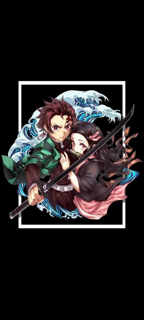 Tanjiro Nezuko Kamado Kimetsu no Yaiba 8K Wallpaper 3414